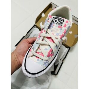 Converse Chuck Taylor All Star Girl's Low Top Floral Print Lace Up Sneakers Sz 4